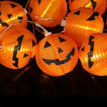 LED Pumpkins String Lights Battery Operated