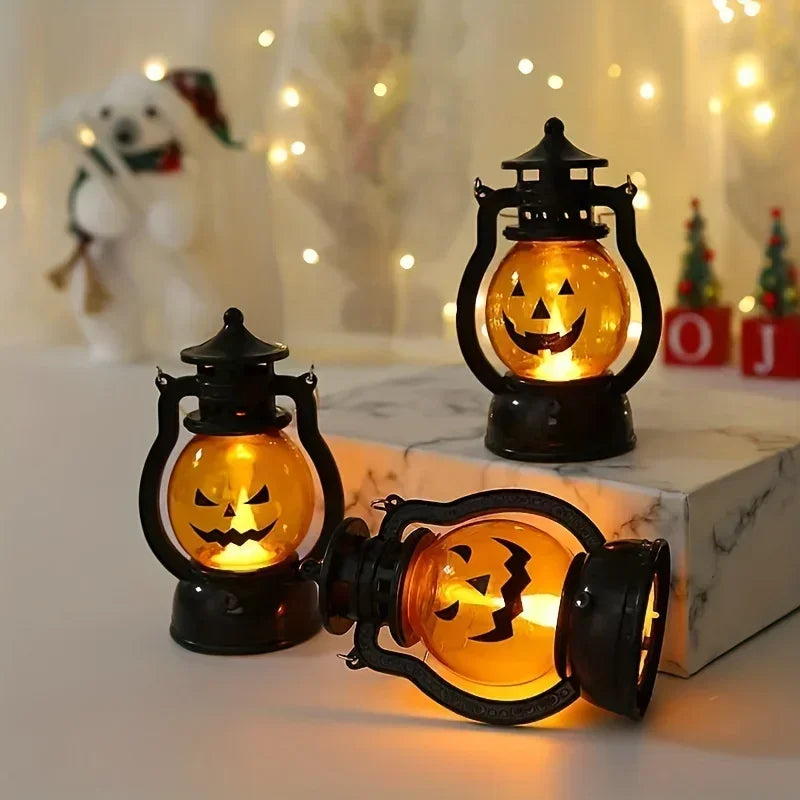 1-10PCS Halloween Pumpkin Ghost Face