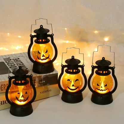 1-10PCS Halloween Pumpkin Ghost Face
