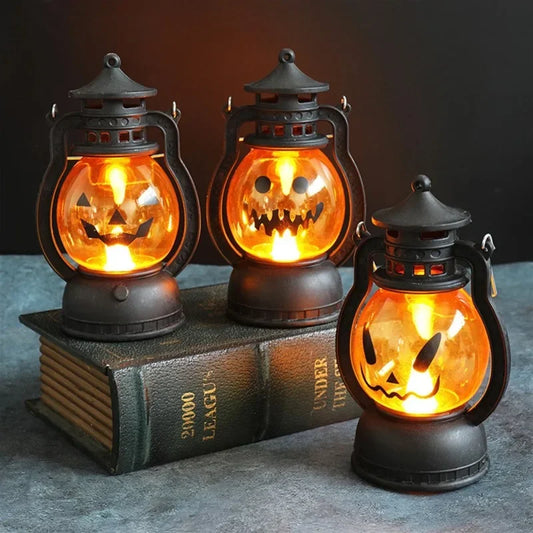 1-10PCS Halloween Pumpkin Ghost Face