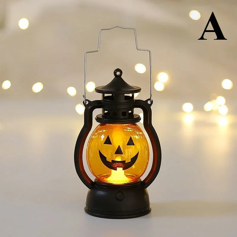 1-10PCS Halloween Pumpkin Ghost Face