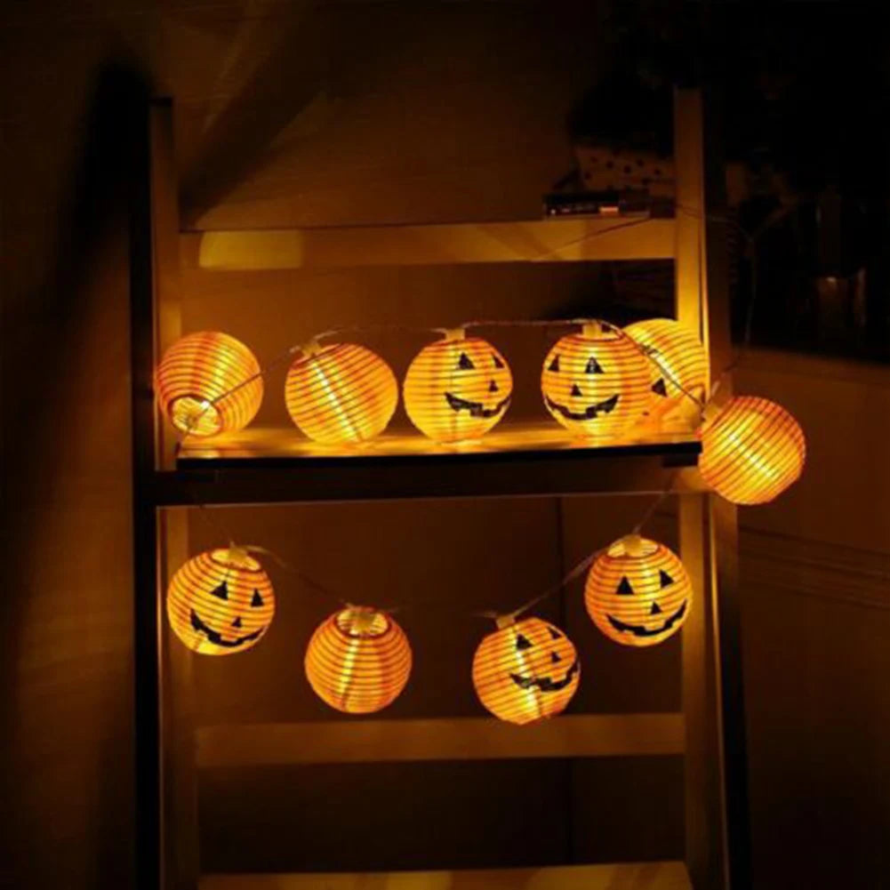 LED Pumpkins String Lights Battery Operated