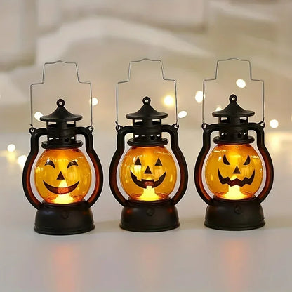 1-10PCS Halloween Pumpkin Ghost Face