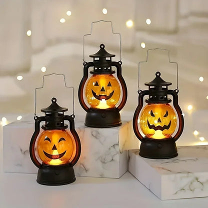 1-10PCS Halloween Pumpkin Ghost Face