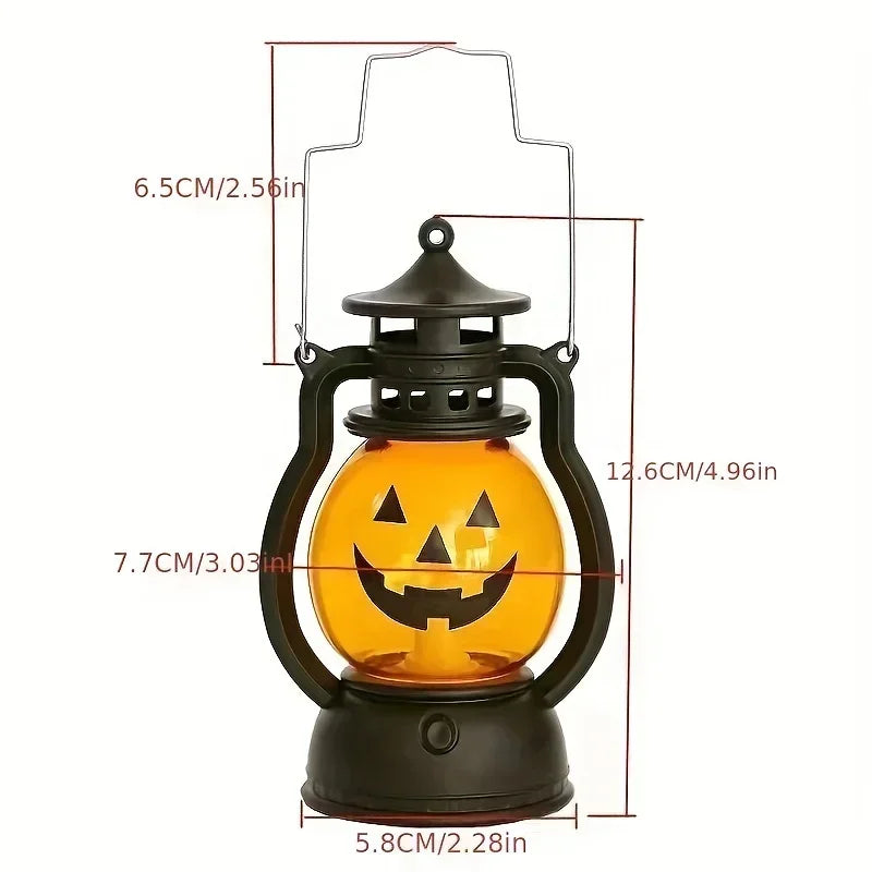 1-10PCS Halloween Pumpkin Ghost Face