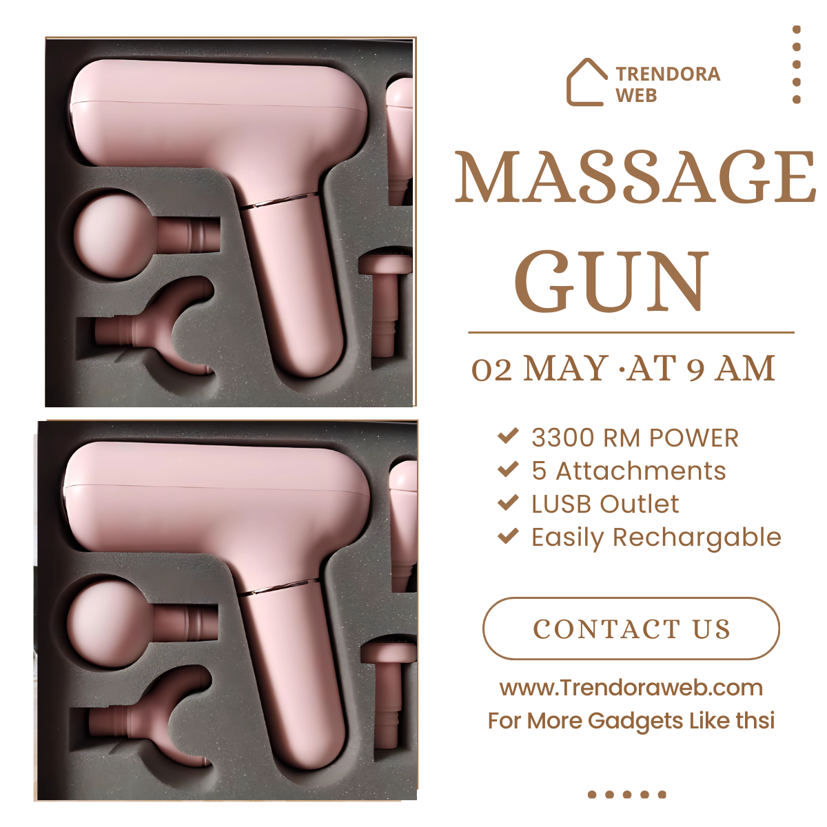 Deep Tissue Massage Gun